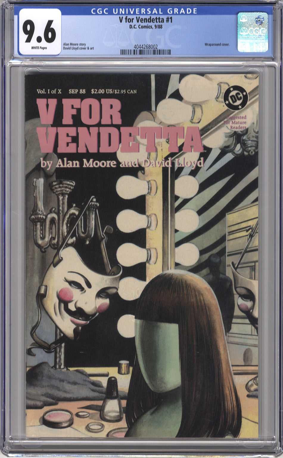 V FOR VENDETTA 1 - CGC 9.6