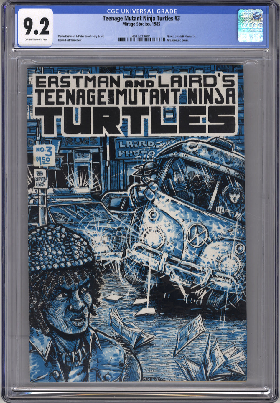 TEENAGE MUTANT NINJA TURTLES 3 - CGC 9.2