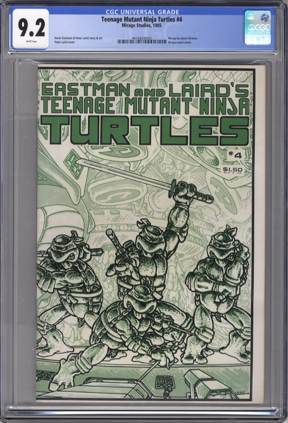 TEENAGE MUTANT NINJA TURTLES 4 - CGC 9.2