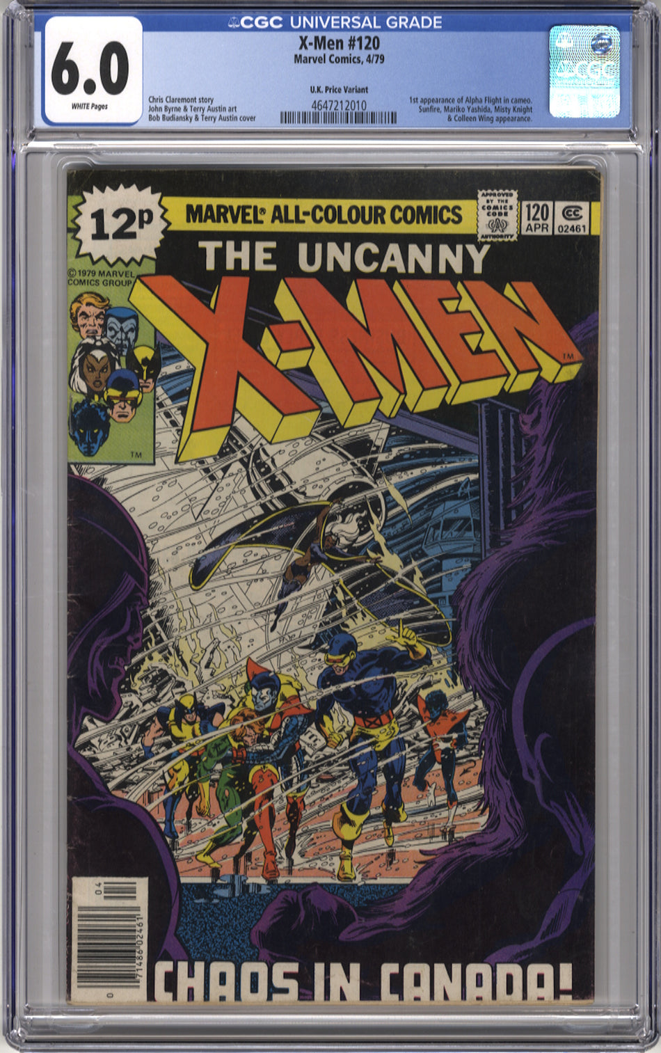 X-MEN 120 - CGC 6.0 Pence