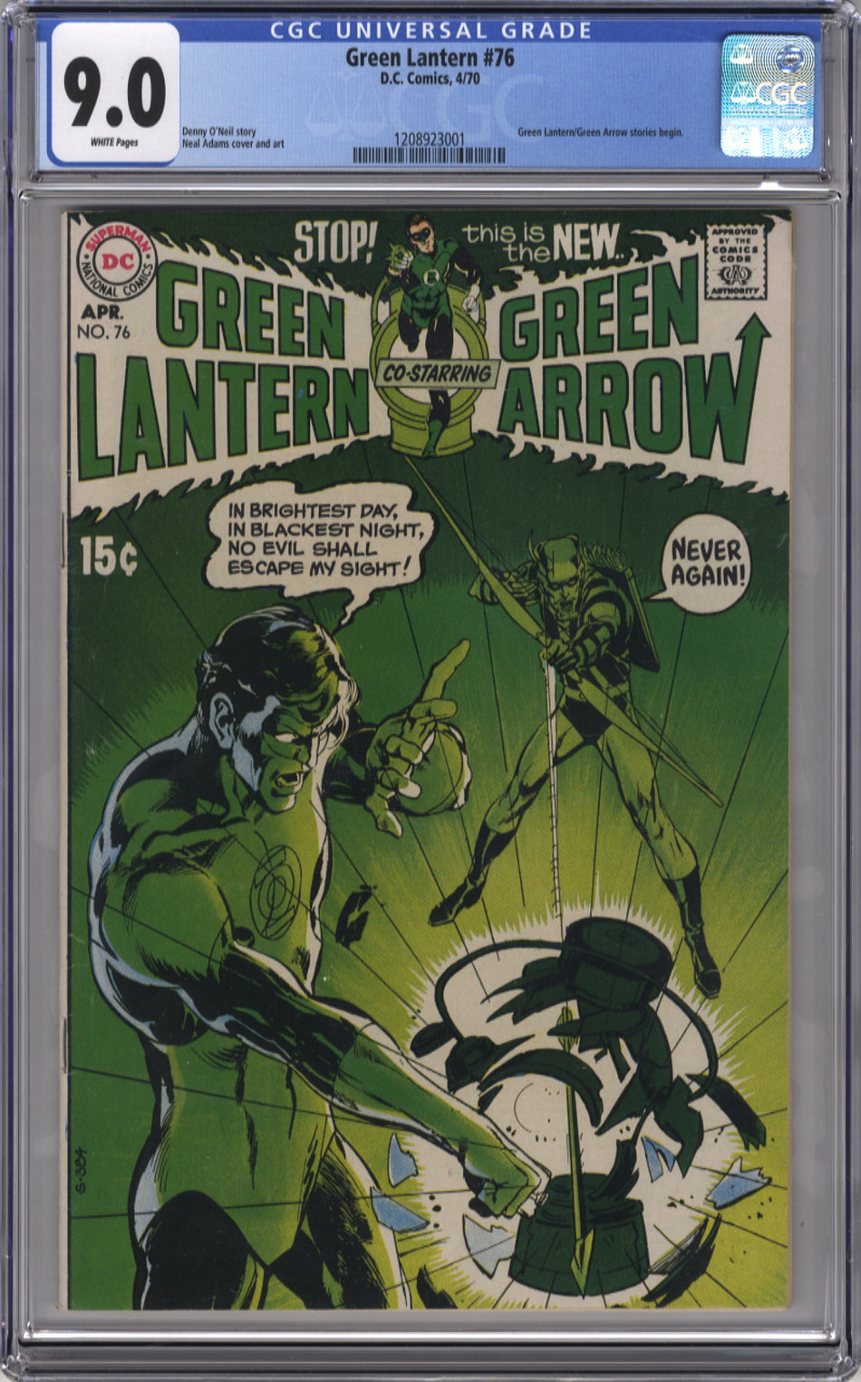 GREEN LANTERN 076 - CGC 9.0