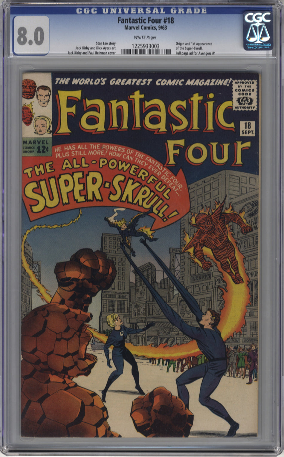 FANTASTIC FOUR 018 - CGC 8.0