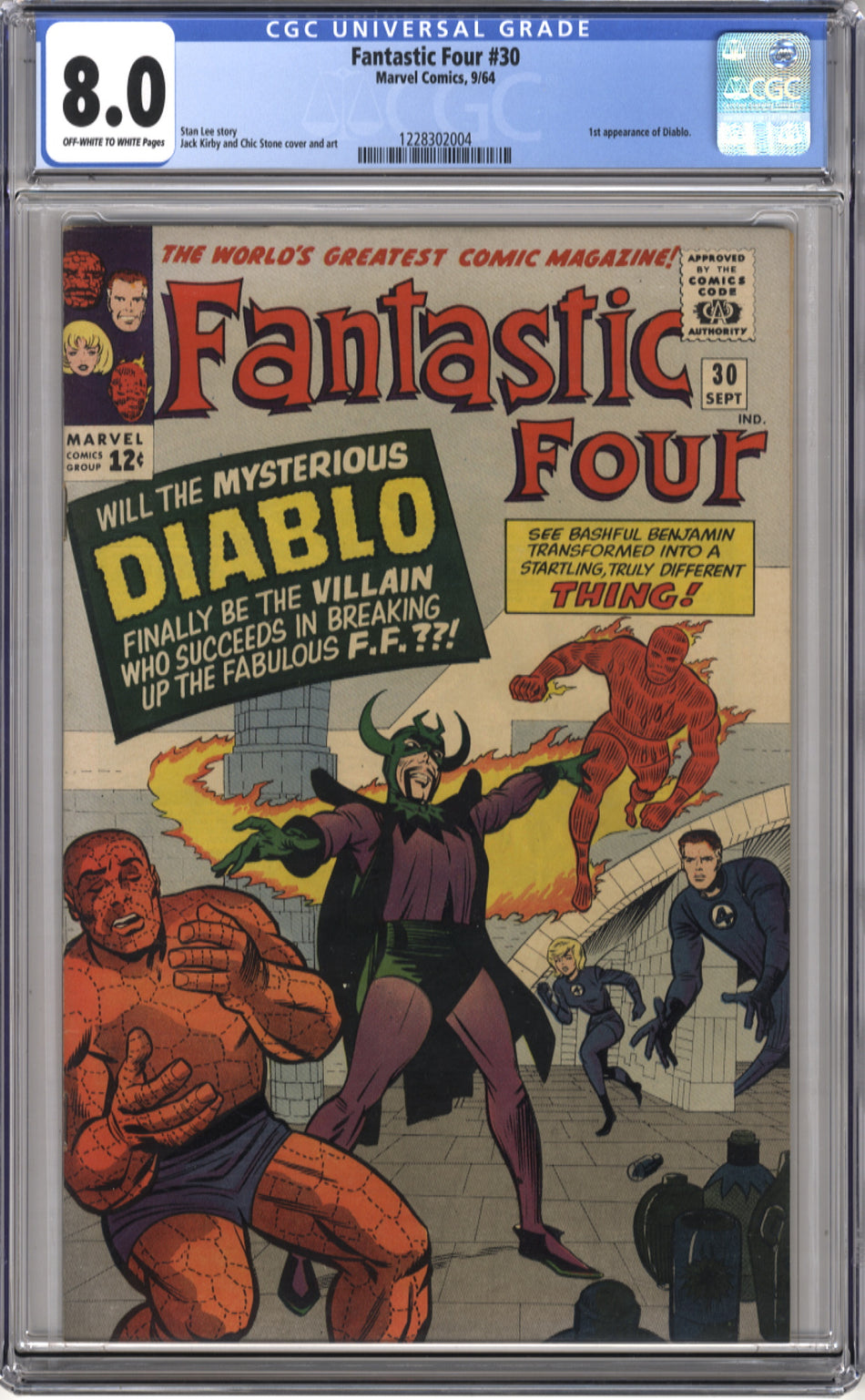 FANTASTIC FOUR 030 - CGC 8.0