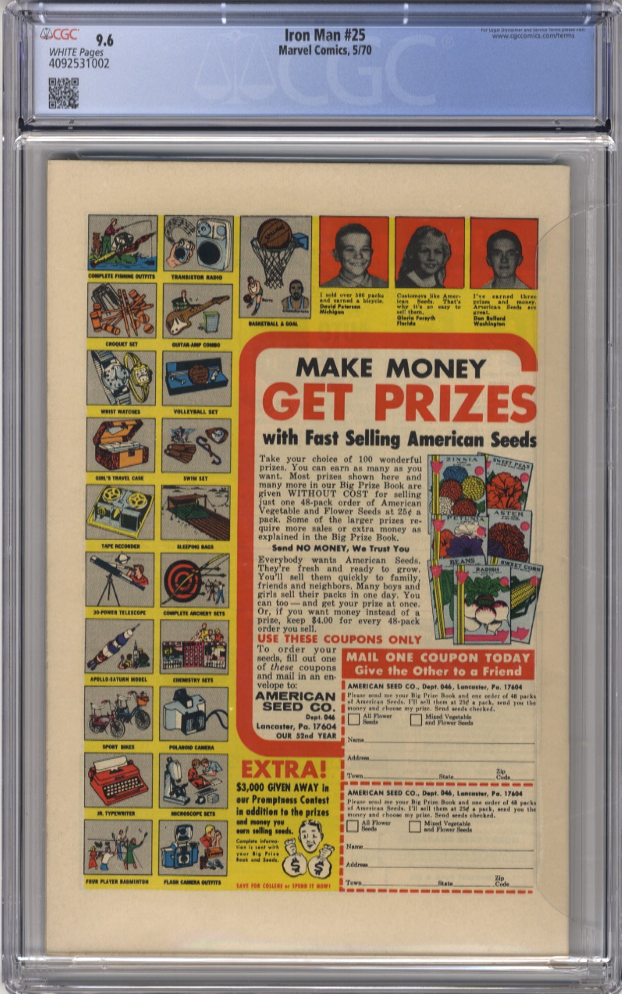IRON MAN 025 - CGC 9.6 – Incognito Comics UK