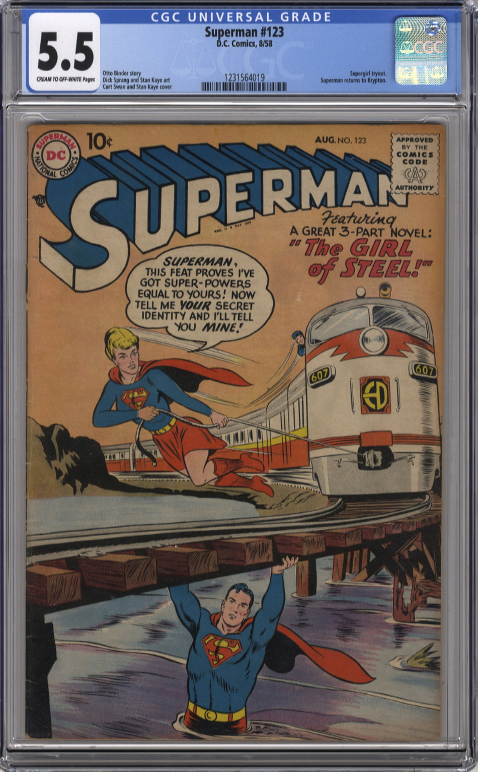 SUPERMAN 123 - CGC 5.5