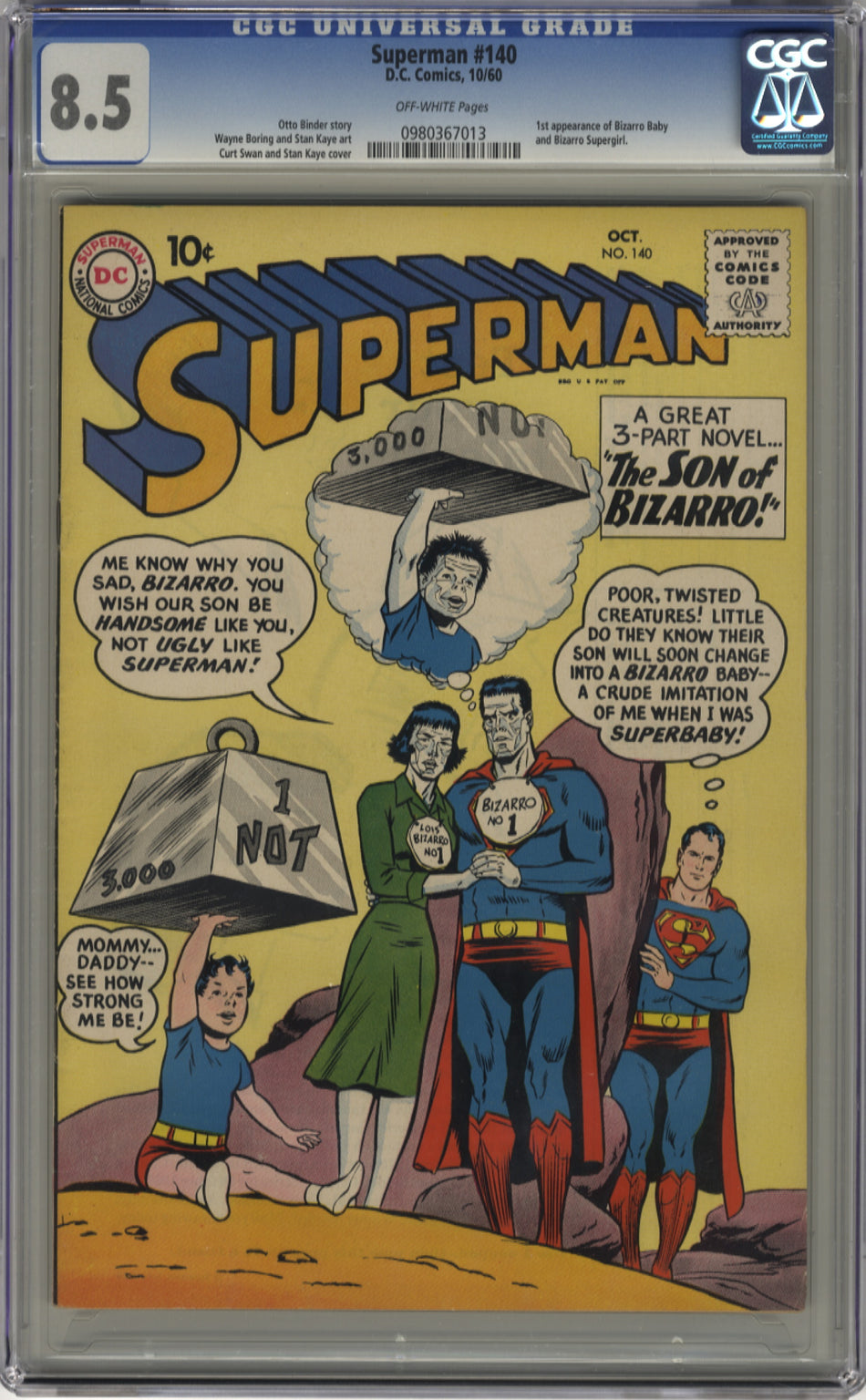 SUPERMAN 140 - CGC 8.5