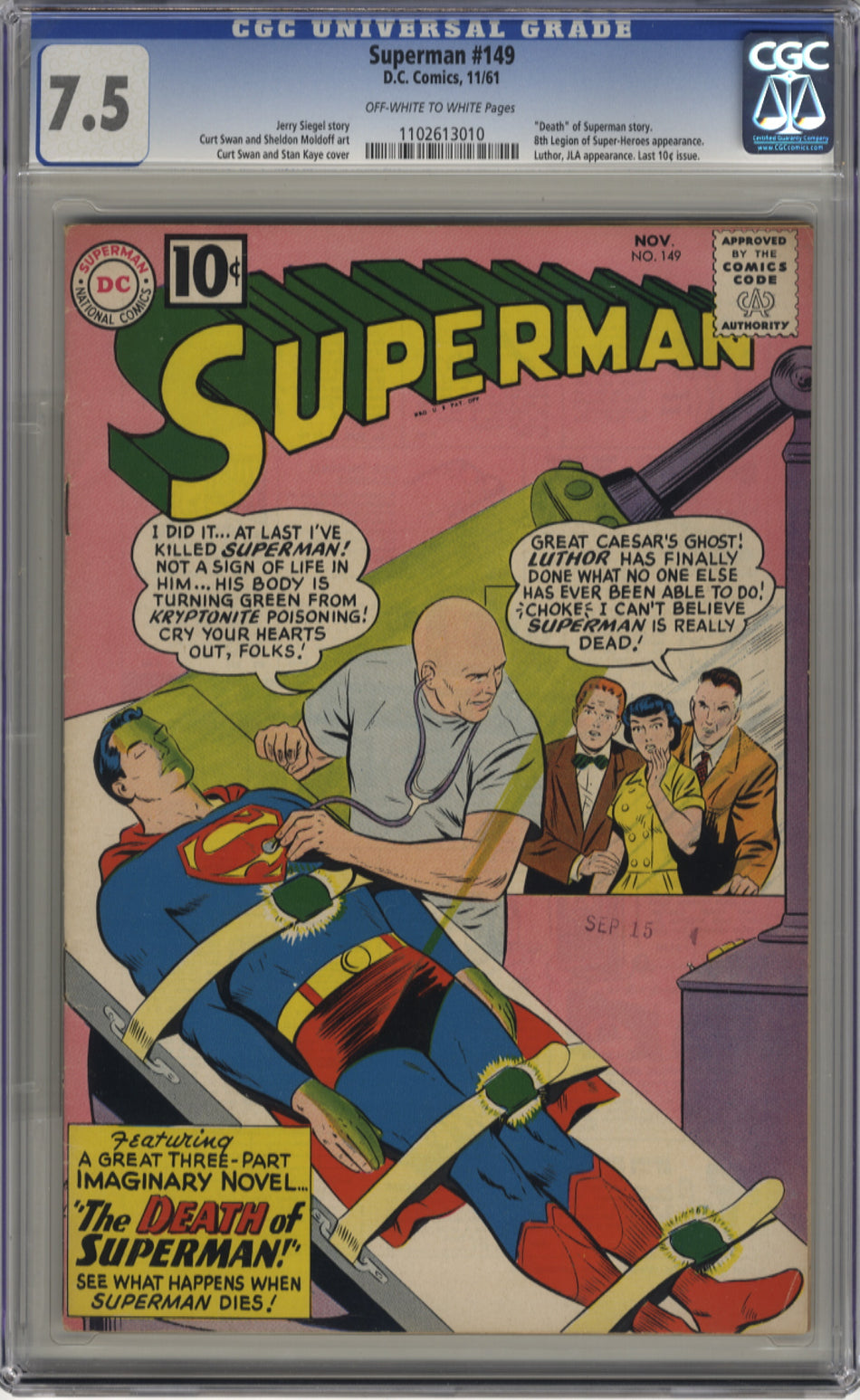 SUPERMAN 149 - CGC 7.5