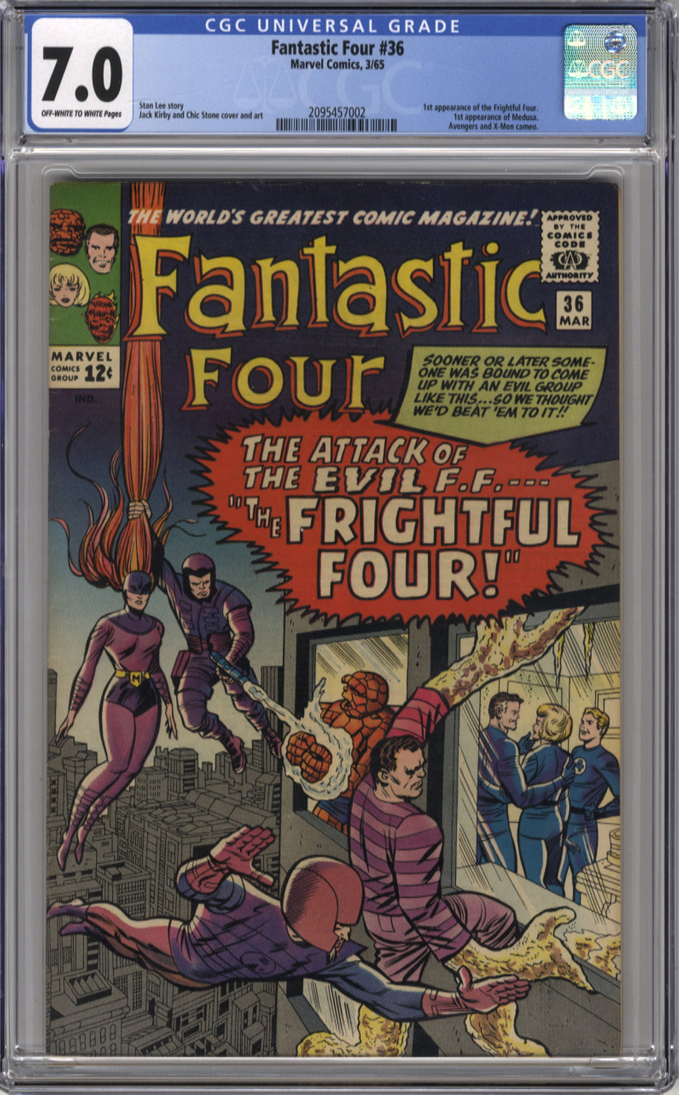 FANTASTIC FOUR 036 - CGC 7.0