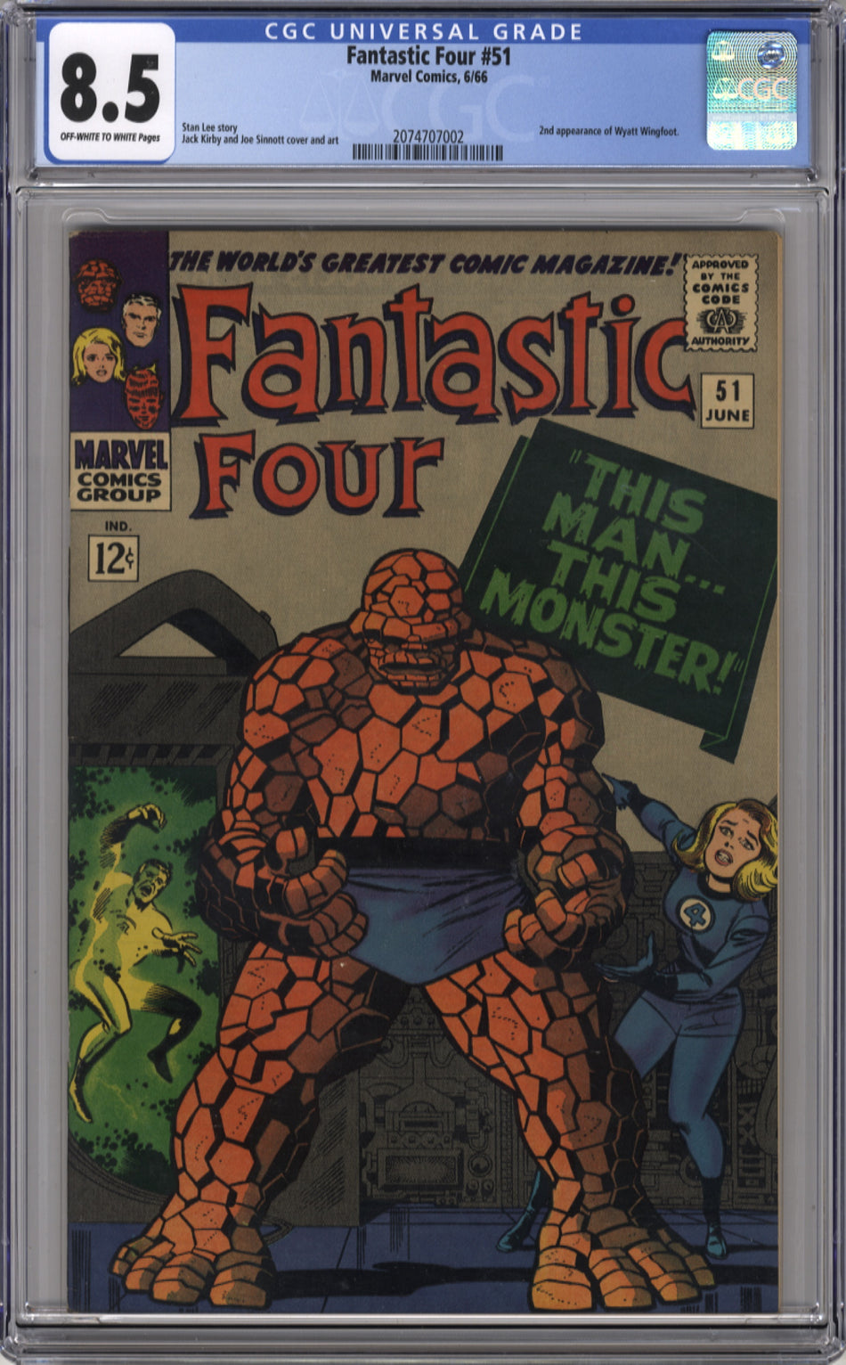 FANTASTIC FOUR 051 - CGC 8.5