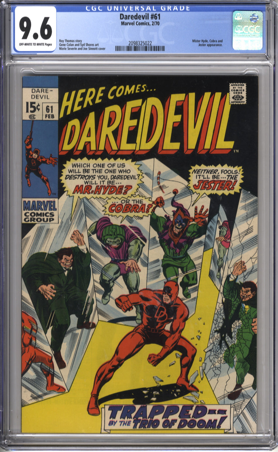DAREDEVIL 061 - CGC 9.6