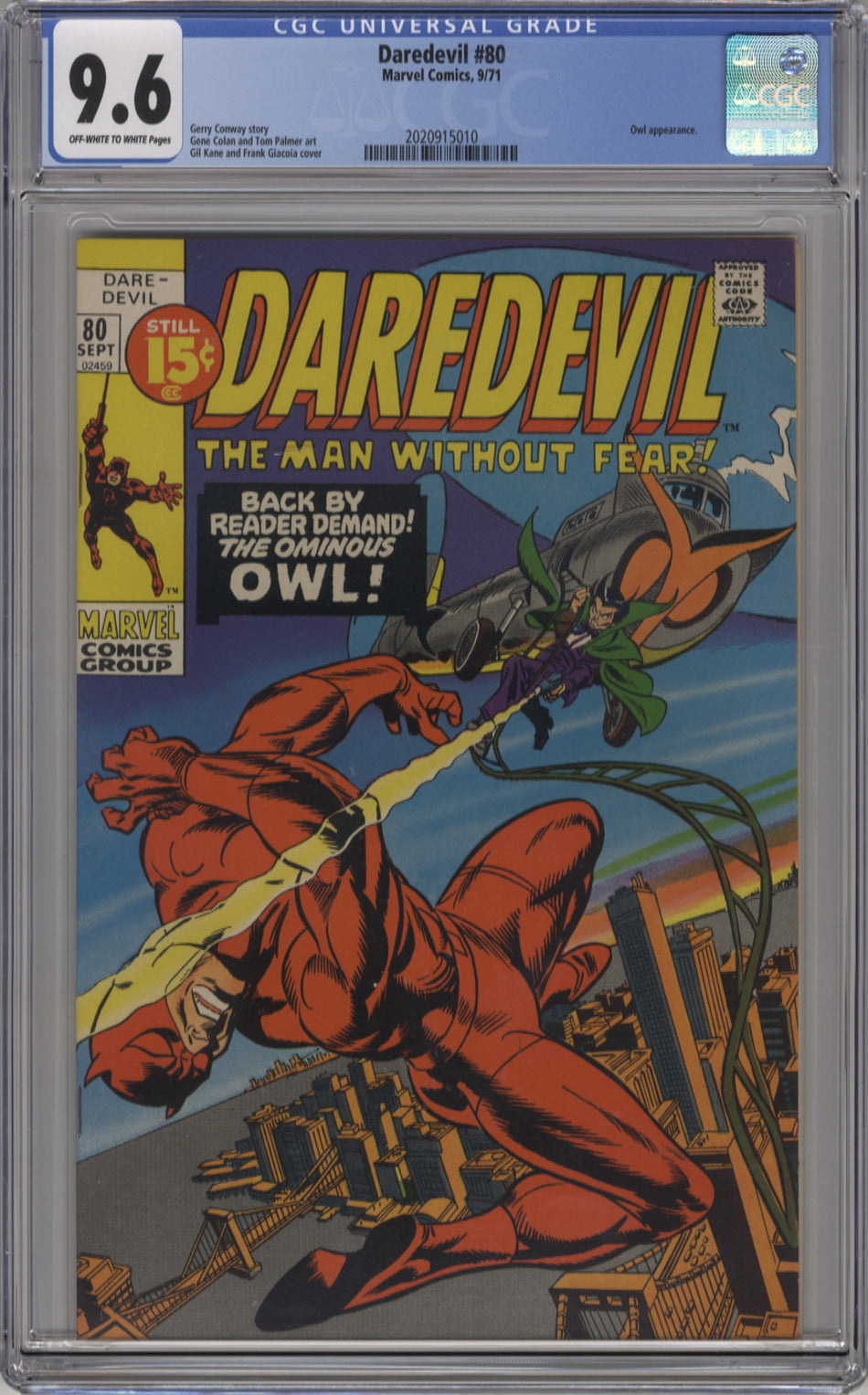 DAREDEVIL 080 - CGC 9.6