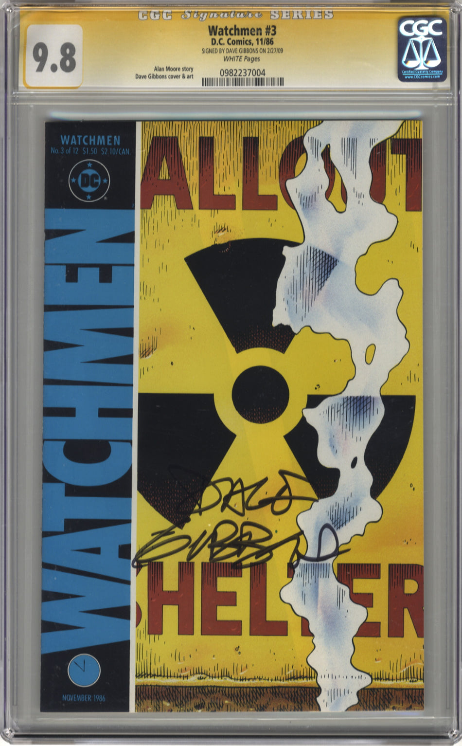 WATCHMEN 03 - CGC 9.8 Signature Series
