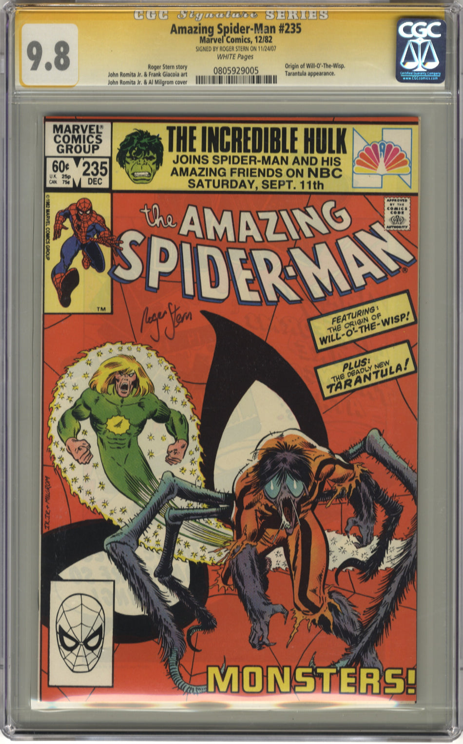 AMAZING SPIDER-MAN 235 - CGC 9.8 Signature Series