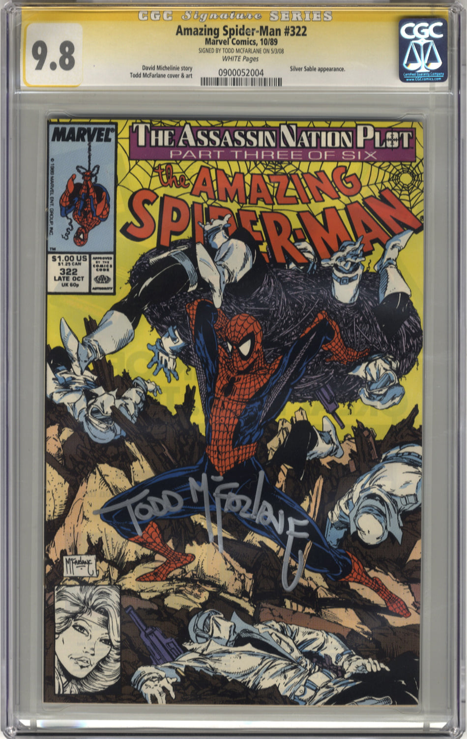 AMAZING SPIDER-MAN 322 - CGC 9.8 Signature Series