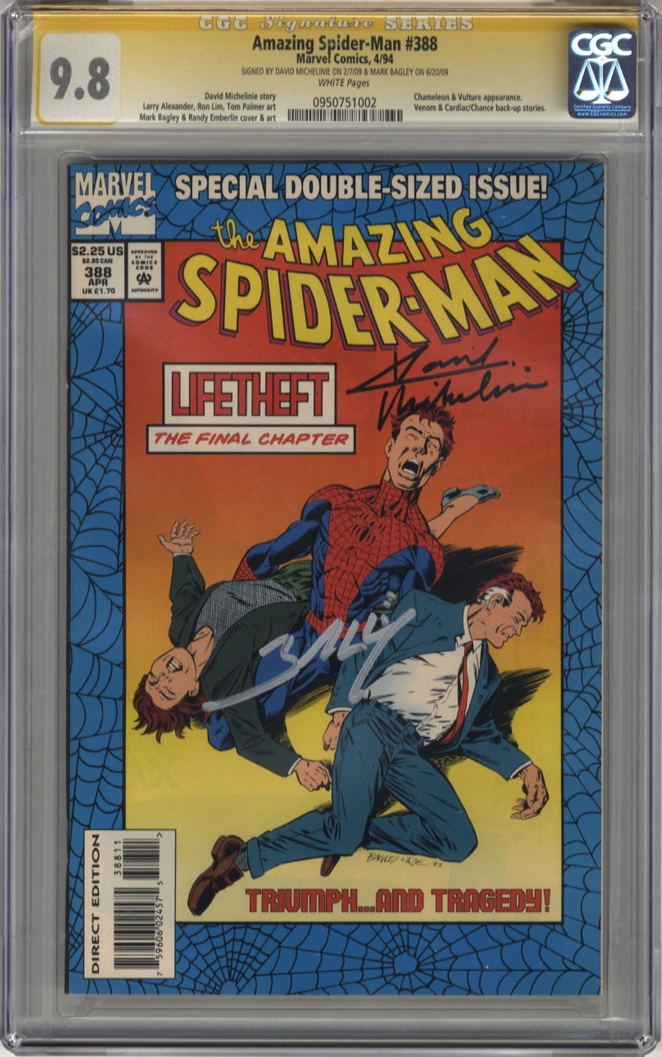 AMAZING SPIDER-MAN 388 - CGC 9.8 Signature Series