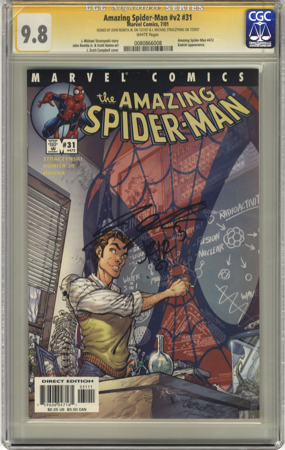AMAZING SPIDER-MAN Vol.2 031 - CGC 9.8 Signature Series