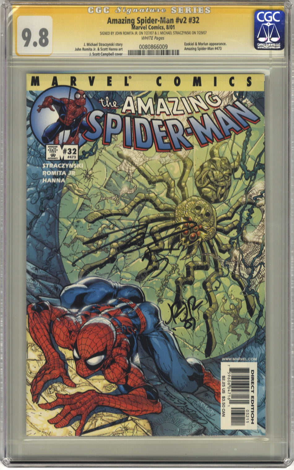 AMAZING SPIDER-MAN Vol.2 032 - CGC 9.8 Signature Series