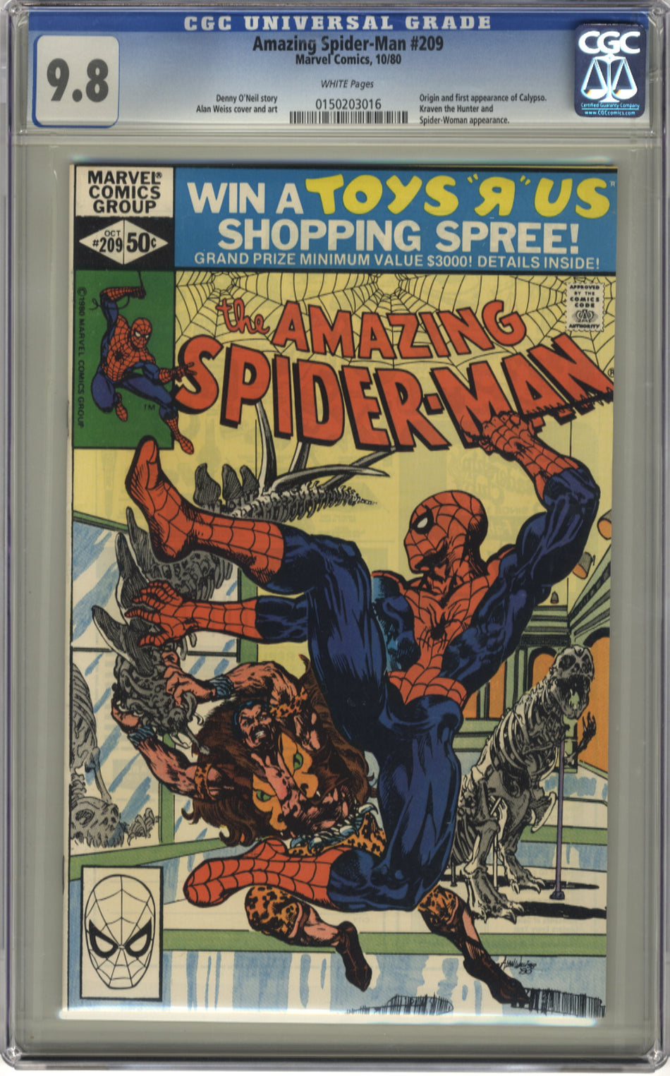 AMAZING SPIDER-MAN 209 - CGC 9.8