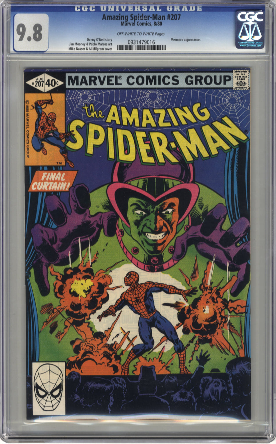 AMAZING SPIDER-MAN 207 - CGC 9.8