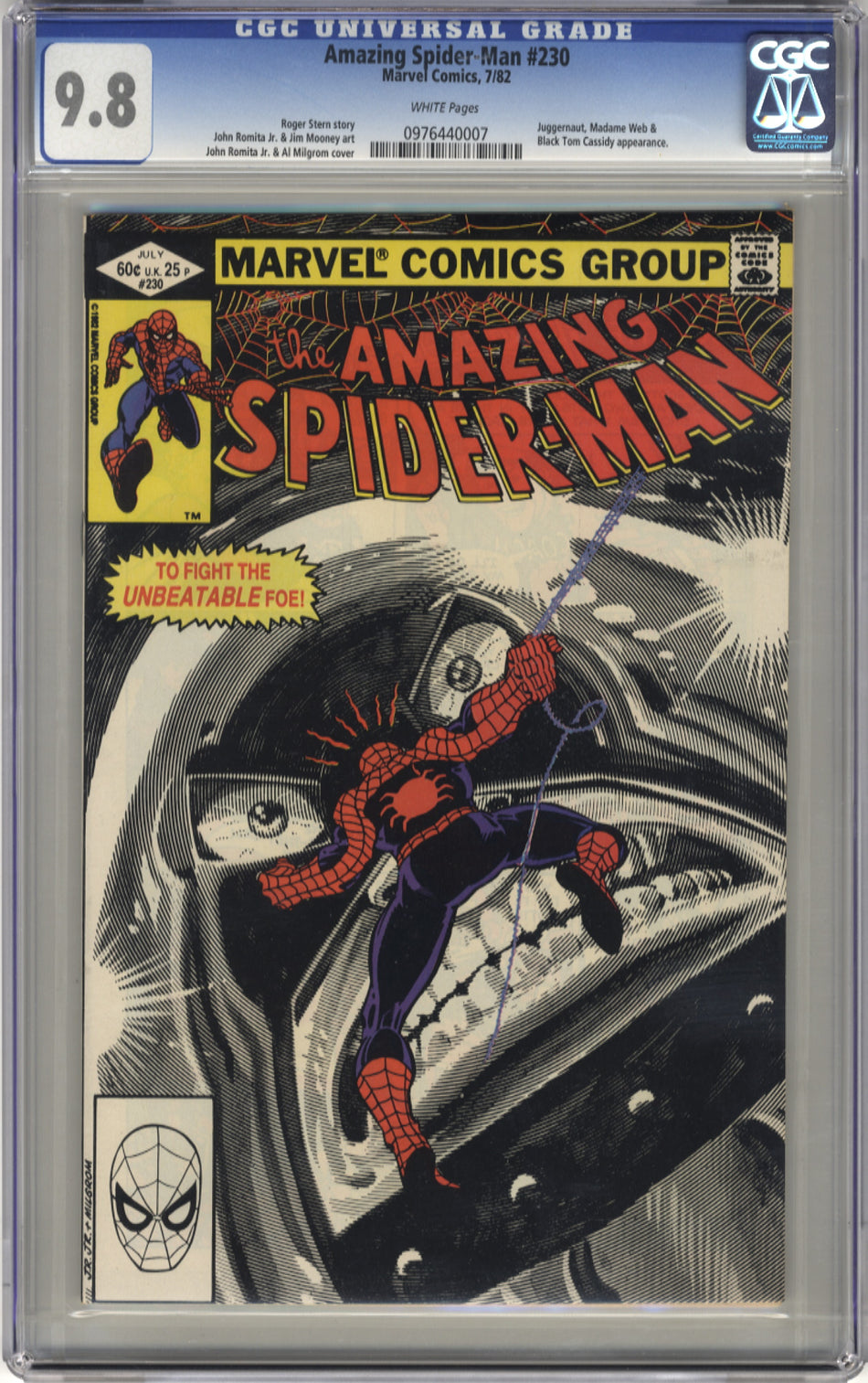 AMAZING SPIDER-MAN 230 - CGC 9.8