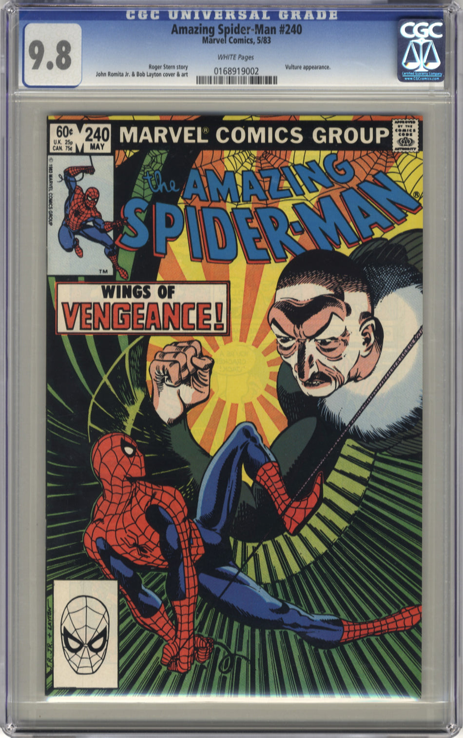 AMAZING SPIDER-MAN 240 - CGC 9.8