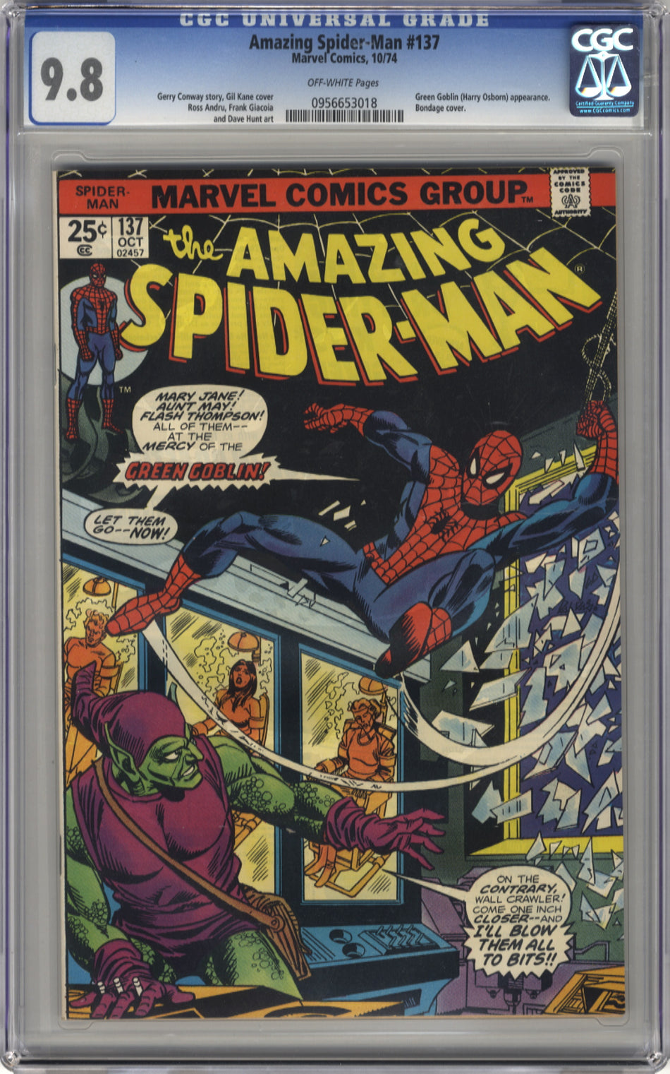 AMAZING SPIDER-MAN 137 - CGC 9.8