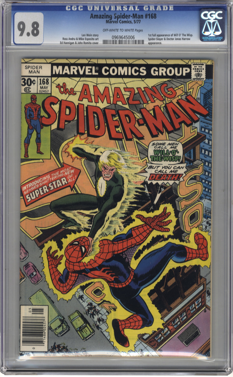 AMAZING SPIDER-MAN 168 - CGC 9.8
