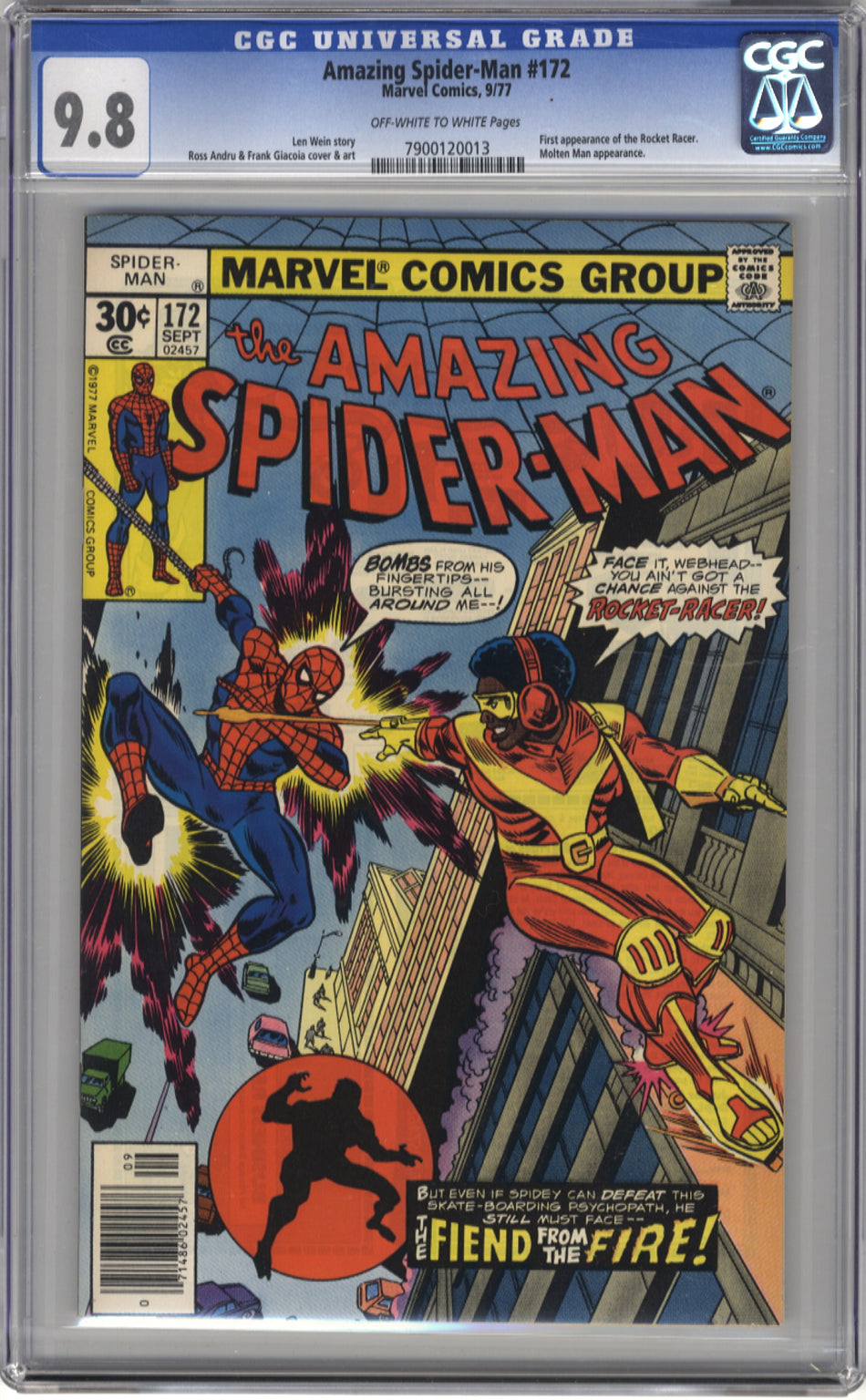AMAZING SPIDER-MAN 172 - CGC 9.8
