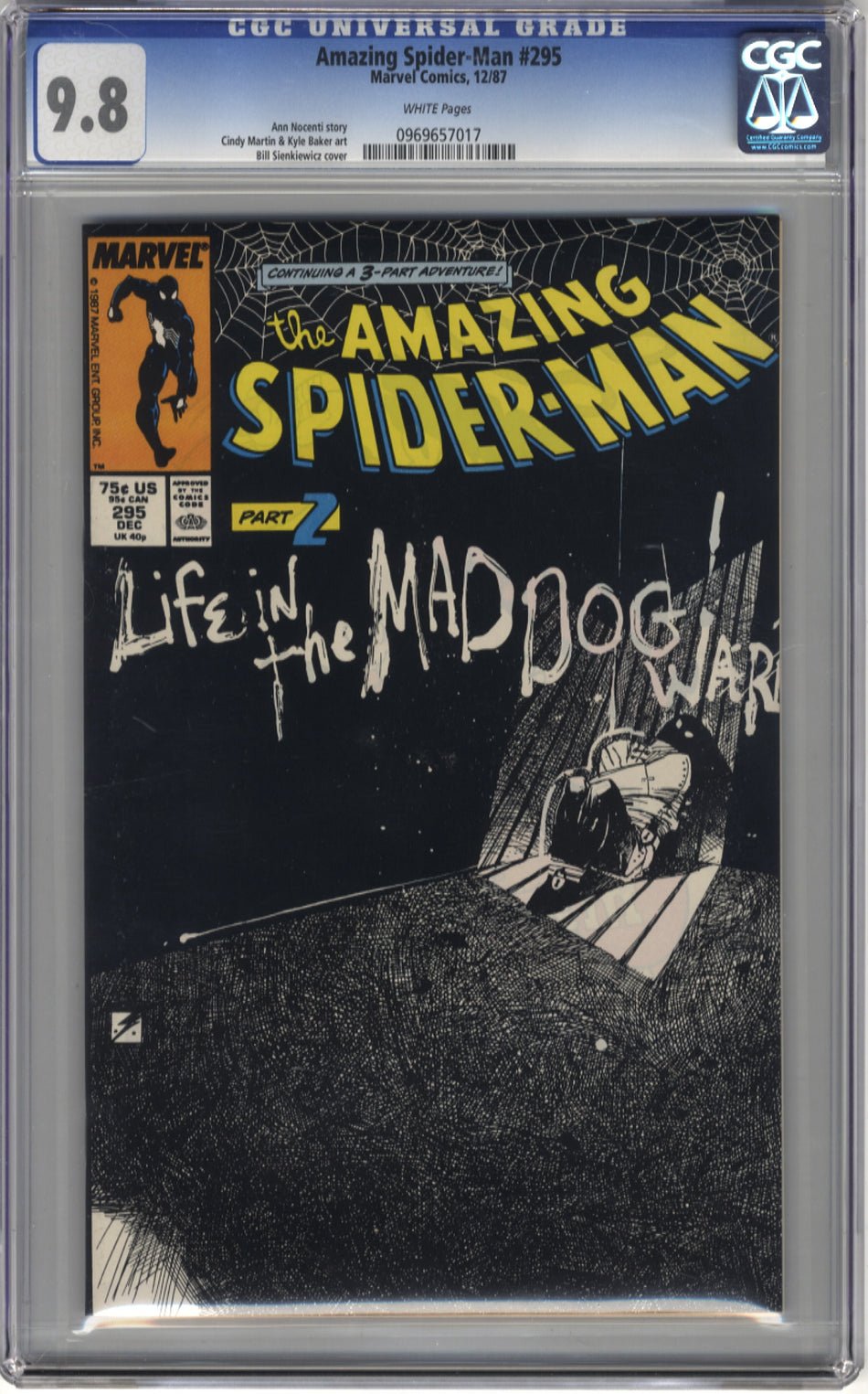 AMAZING SPIDER-MAN 295 - CGC 9.8