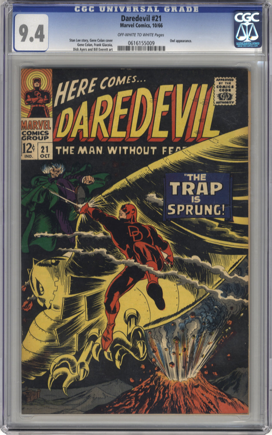 DAREDEVIL 021 - CGC 9.4