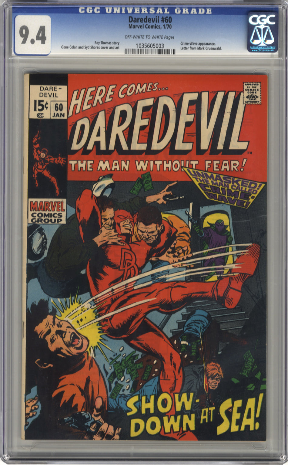 DAREDEVIL 060 - CGC 9.4