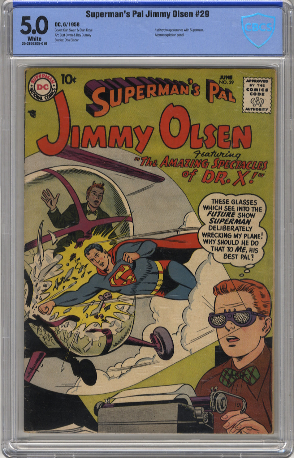 SUPERMAN'S PAL, JIMMY OLSEN 29 - CBCS 5.0