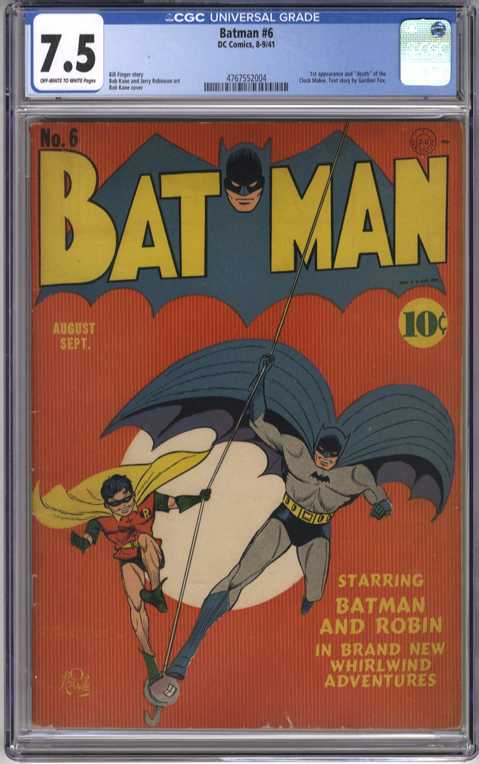 BATMAN 006 - CGC 7.5
