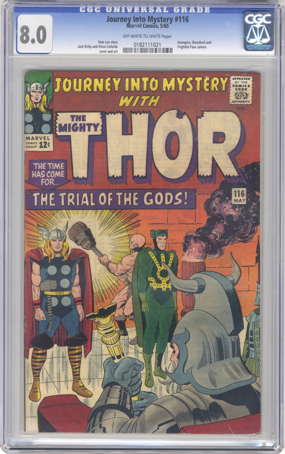 JOURNEY INTO MYSTERY 116 - CGC 8.0