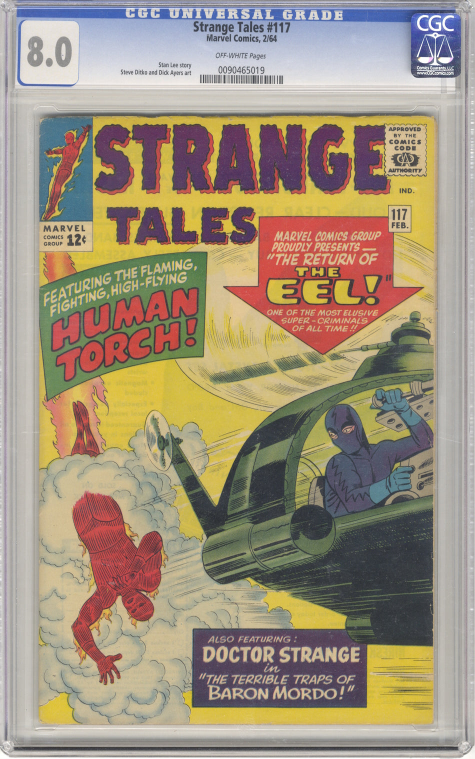 STRANGE TALES 117 - CGC 8.0