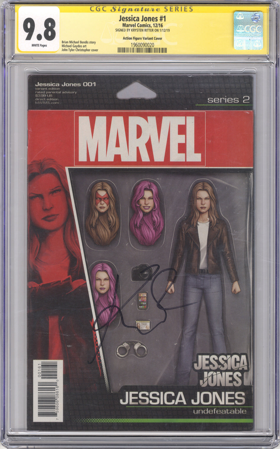 JESSICA JONES 1 (2016 Series) - CGC 9.8 Signature Series