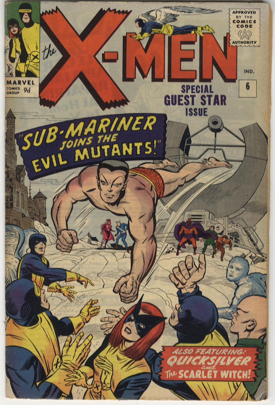 X-MEN 006 VG+ (4.5) Pence