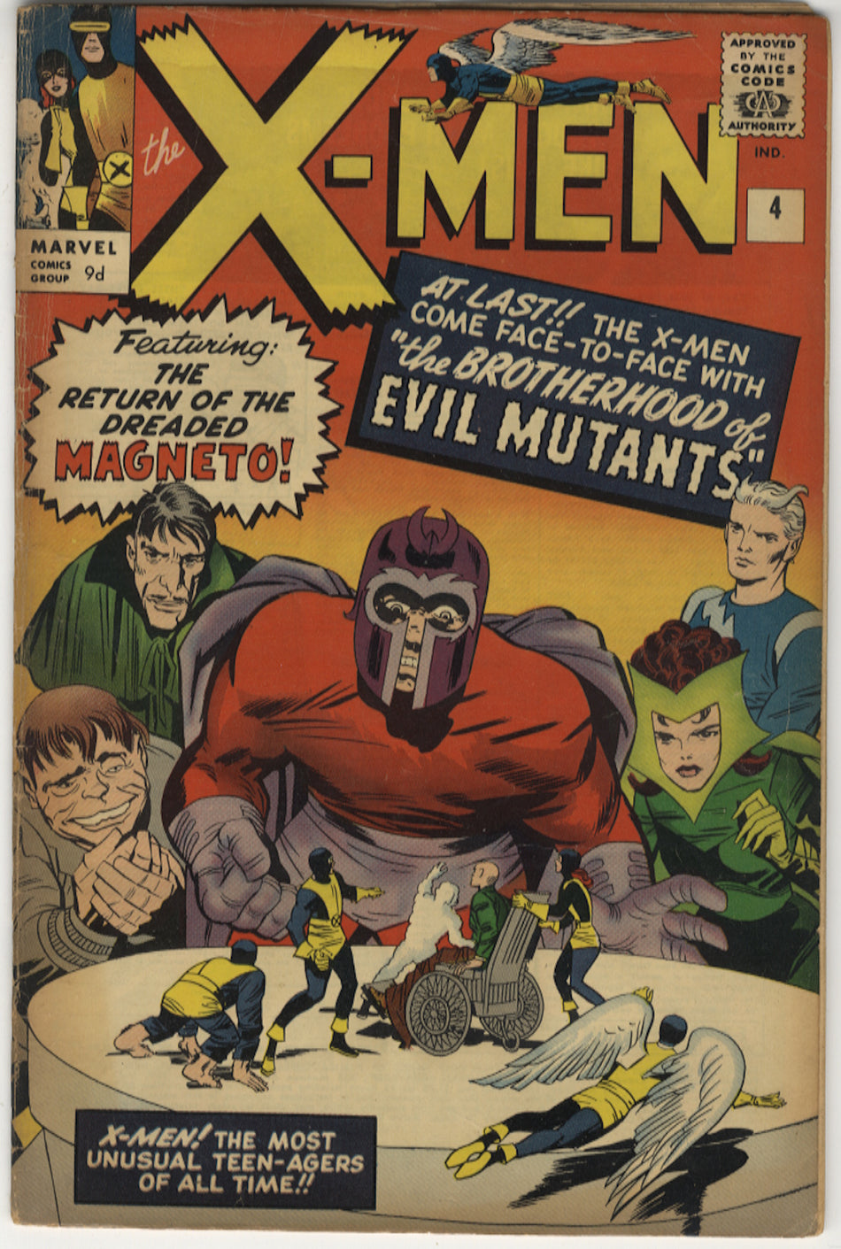 X-MEN 004 VG (4.0) Pence