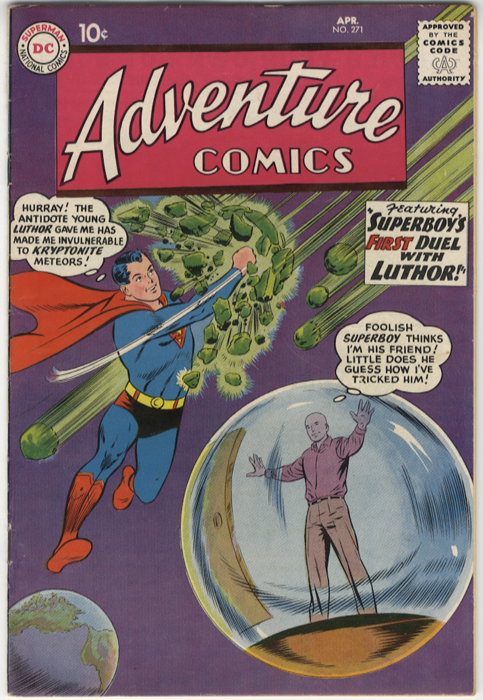 ADVENTURE COMICS 271 VFN- (7.5)