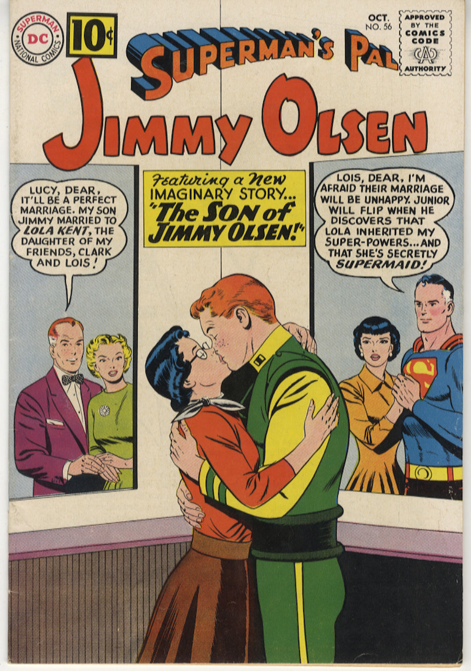 SUPERMAN'S PAL, JIMMY OLSEN 56 VFN- (7.5)
