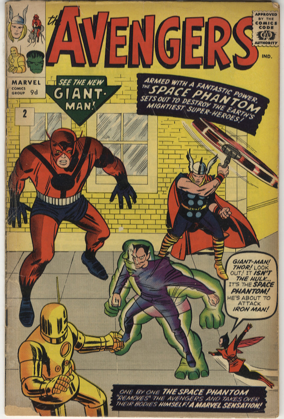 AVENGERS 002 G/VG (3.0) Pence