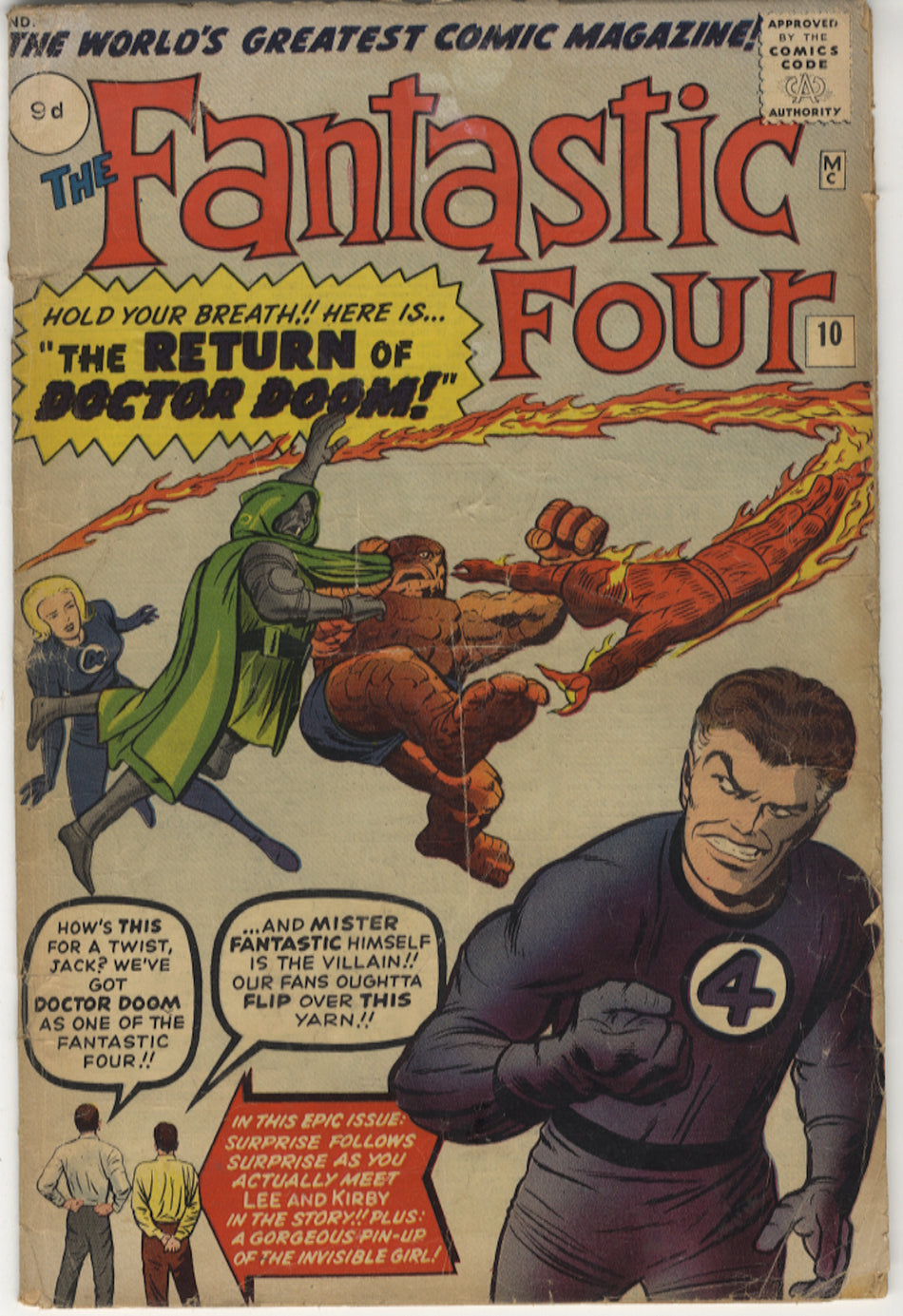 FANTASTIC FOUR 010 G (2.0) Pence