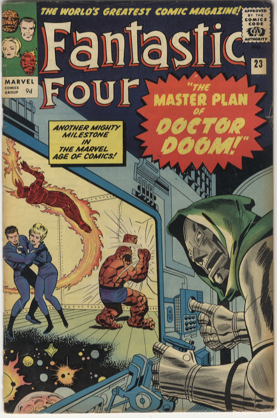 FANTASTIC FOUR 023 VG/FN (5.0) Pence
