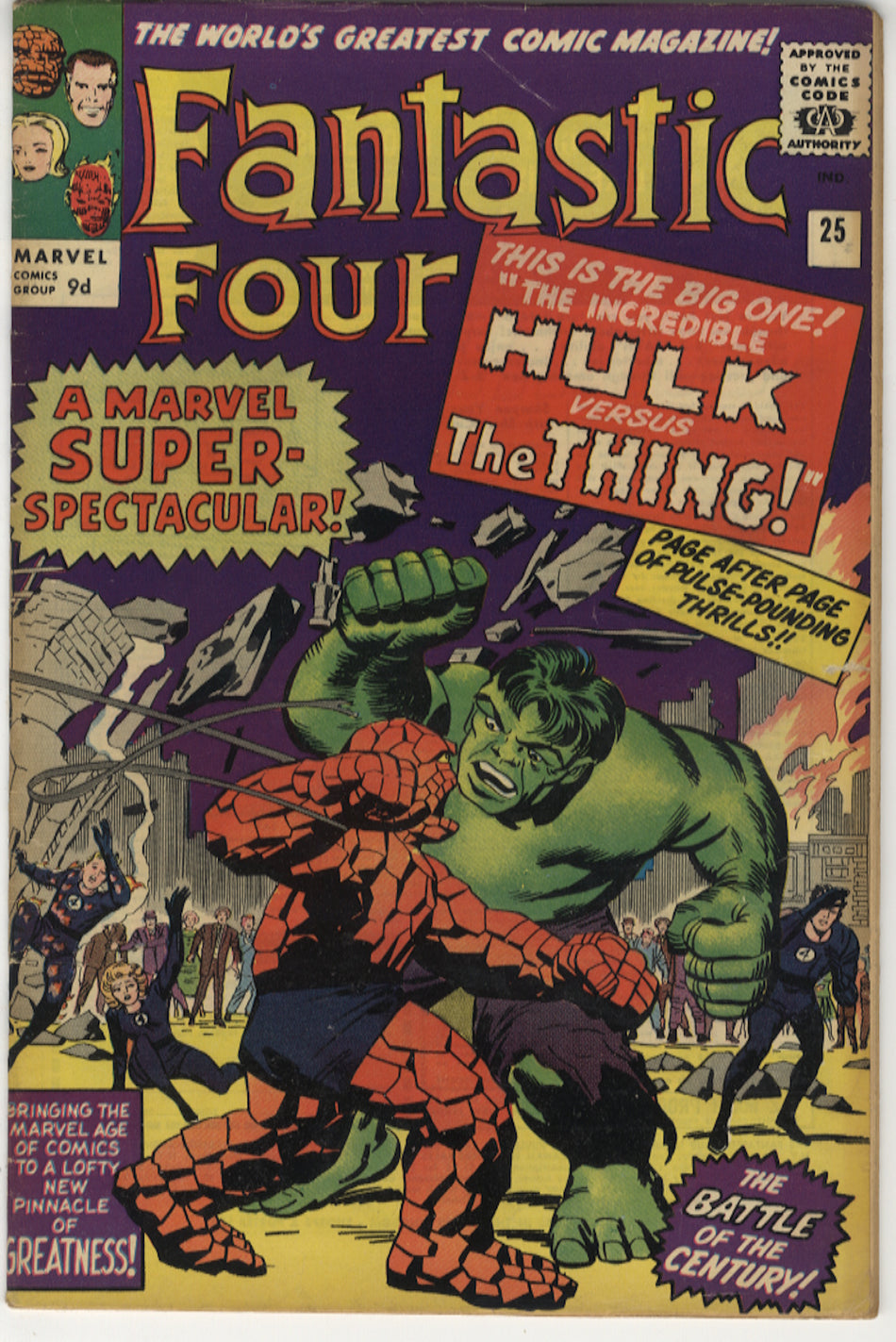 FANTASTIC FOUR 025 FN- (5.5) Pence
