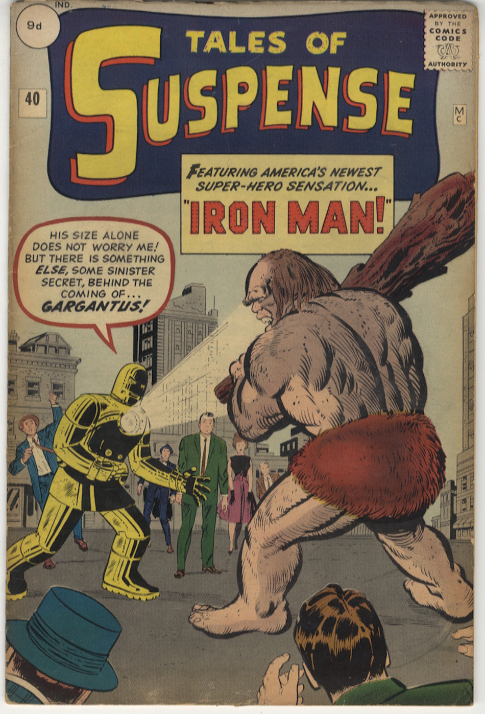 TALES OF SUSPENSE 040 VG/FN (5.0) Pence