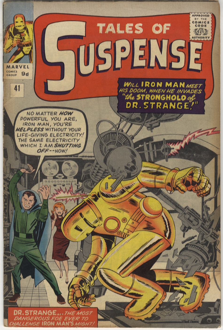 TALES OF SUSPENSE 41 VG/FN (5.0) Pence