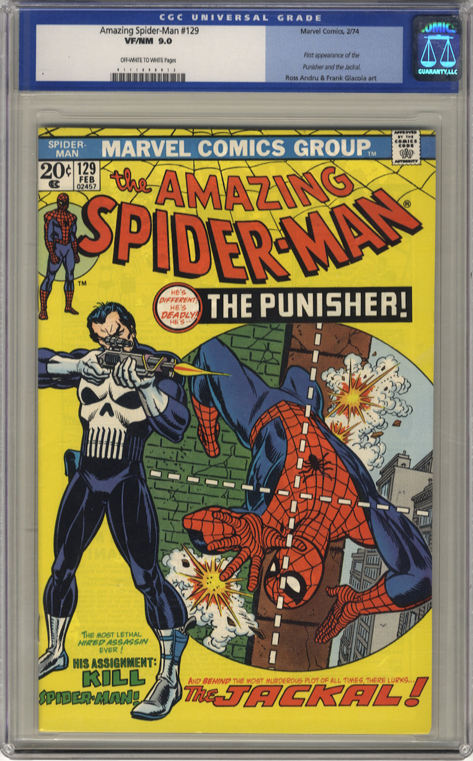 AMAZING SPIDER-MAN 129 - CGC 9.0