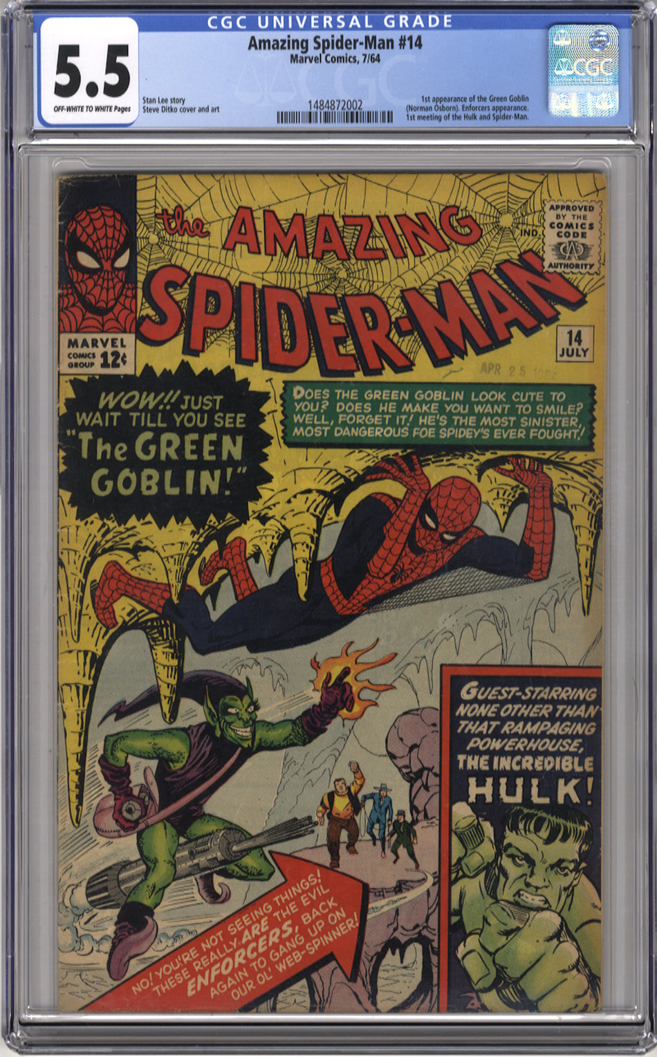 AMAZING SPIDER-MAN 014 - CGC 5.5