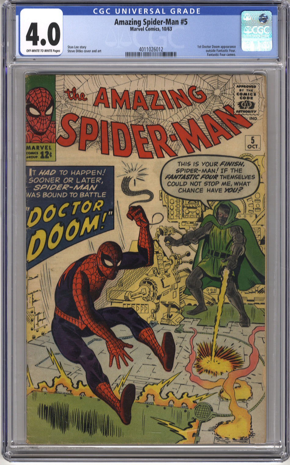 AMAZING SPIDER-MAN 005 - CGC 4.0