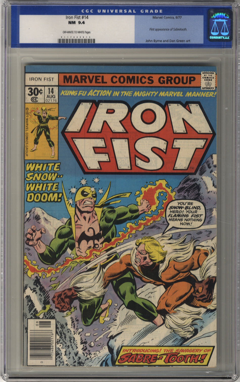 IRON FIST 14 - CGC 9.4